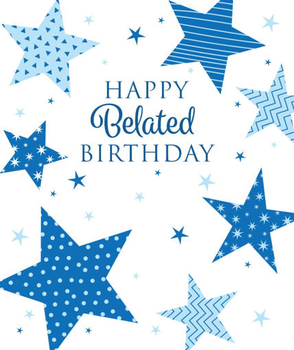 Picture of BELATED BIRTHDAY CARD